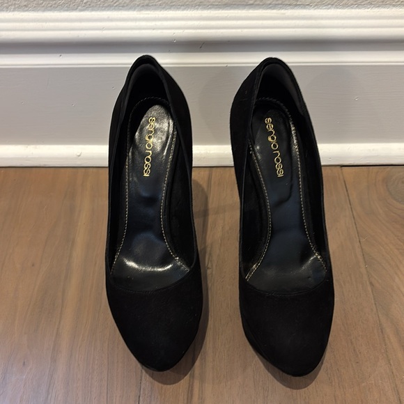 SERGIO ROSSI BLACK HEELS - Picture 2 of 13